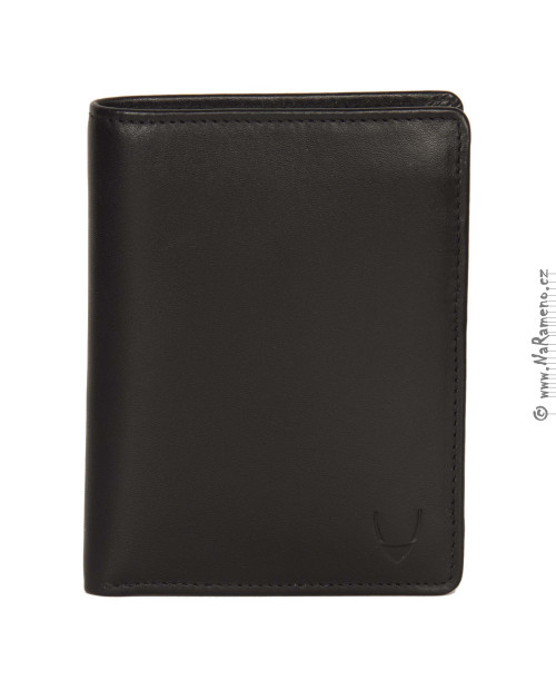 Černá pánská peněženka HIDESIGN s vyjímatelnou dokladovkou 076