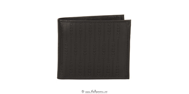 Stylová elegantní pánská peněženka HIDESIGN černé barvy 262L-103F