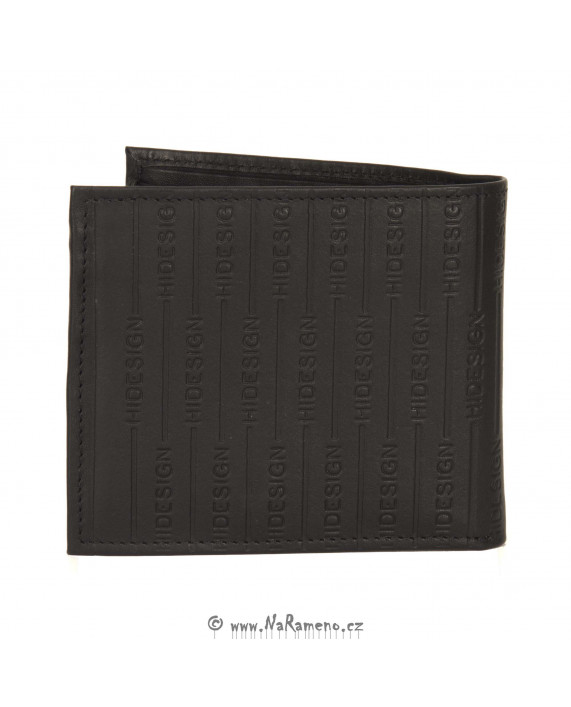 Stylová elegantní pánská peněženka HIDESIGN černé barvy 262L-103F