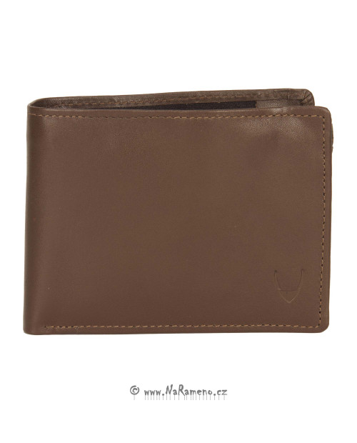 Praktická světle hnědá peněženka HIDESIGN s vnitřním zipem na bankovky L-103