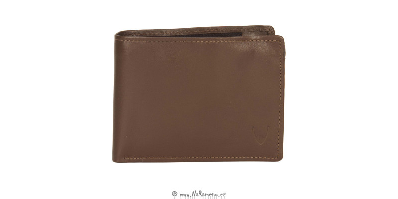 Praktická světle hnědá peněženka HIDESIGN s vnitřním zipem na bankovky L-103