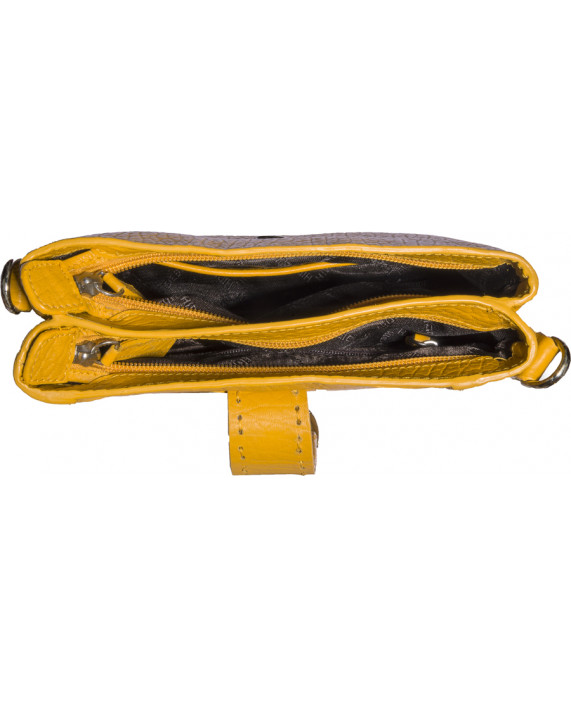 Žlutá kožená taška HIDESIGN přes rameno Norah W1