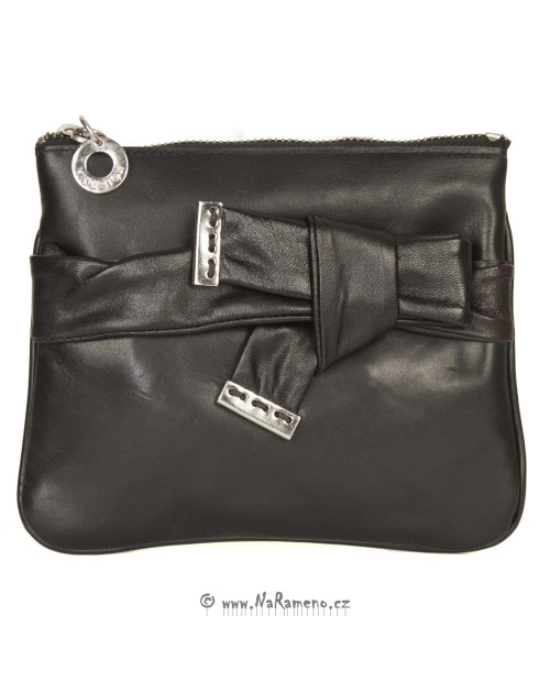 Dámská kožená kapsa HIDESIGN na zip Pompidou W1 černá